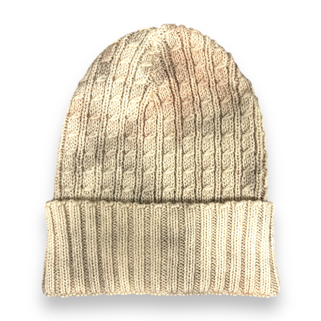 Hats-Beige Needs Love Too Beanie - One of a Kind-WOOLTRIBE