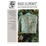 Patterns-Basic Elements™ Baby Cardigan Knitting Pattern-WOOLTRIBE