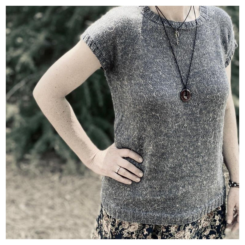Patterns-Basic Elements™ Simple Tee Knitting Pattern-WOOLTRIBE