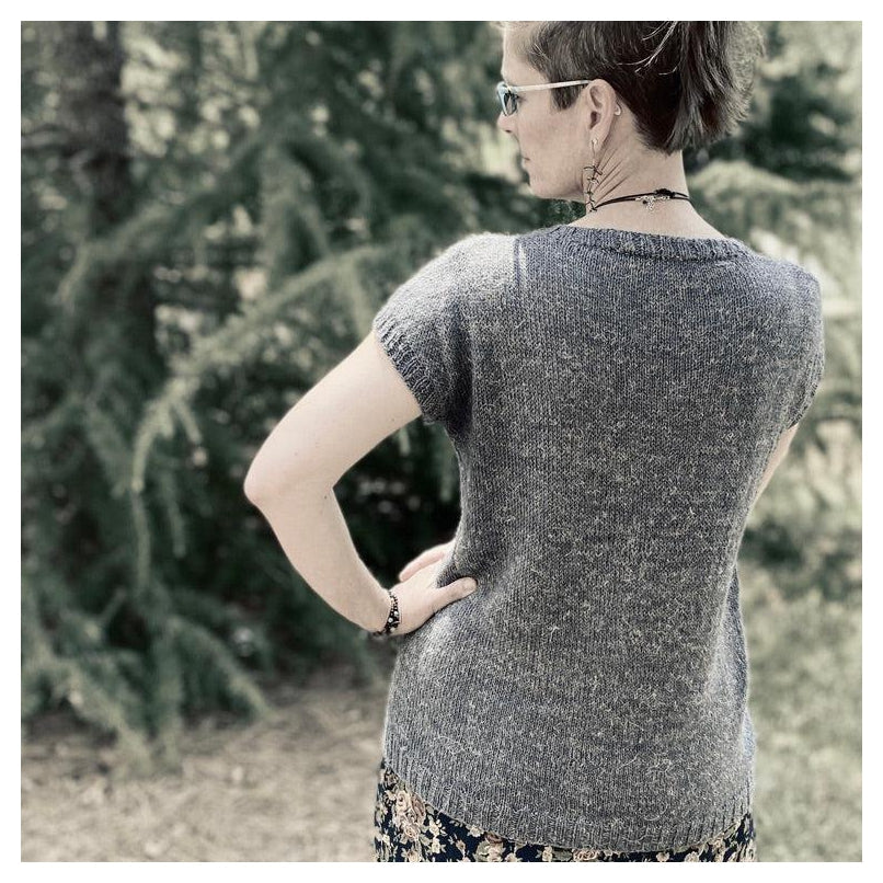 Patterns-Basic Elements™ Simple Tee Knitting Pattern-WOOLTRIBE