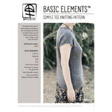 Patterns-Basic Elements™ Simple Tee Knitting Pattern-WOOLTRIBE