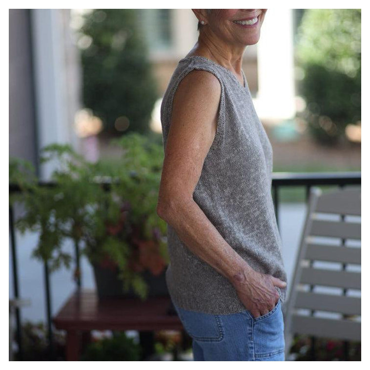 Patterns-Basic Elements™ Tank Knitting Pattern-WOOLTRIBE